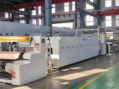 Laminadora de prensa de doble correa