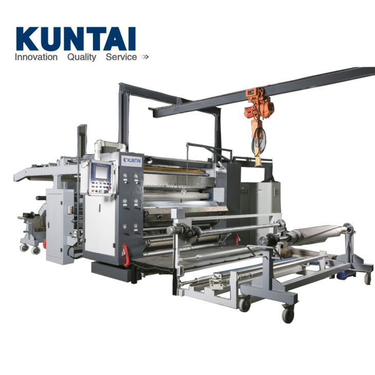 Máquina laminadora de pegamento termofusible para tela de cortina